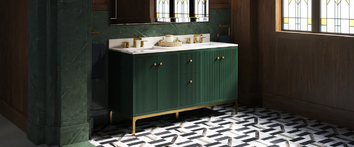 green cabinet 